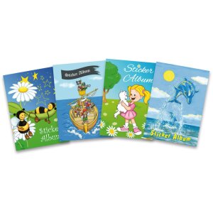 Herma Sticker Album à collectionner pour enfants, A5, "Meilleurs amis" (16 pages, vierges)