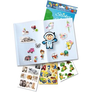 Herma Sticker Album à collectionner pour enfants, A5, "Meilleurs amis" (16 pages, vierges)