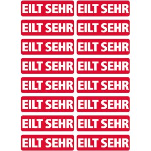 Herma VARIO étiquettes de texte "Eilt sehr" 12 x 40 mm, autocollantes, 320 pièces