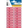 Herma VARIO étiquettes de texte "Eilt sehr" 12 x 40 mm, autocollantes, 320 pièces