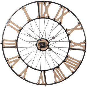 Horloge Ø 80x4 cm - 1xAA blanc - 5KL0136