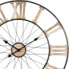 Horloge Ø 80x4 cm - 1xAA blanc - 5KL0136