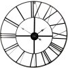 Horloge Ø 80x4 cm - 1xAA Blanc - Noir - 5KL0140M