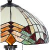 Lampe de Table Tiffany Complète Ø 40 cm multicolore - 5LL-5961