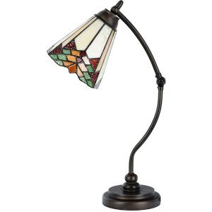 Lampe de Table Tiffany Complète Ø 26x50 cm multicolore - 5LL-5964