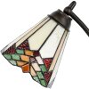 Lampe de Table Tiffany Complète Ø 26x50 cm multicolore - 5LL-5964