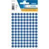 Étiquettes multi-usages bleues Ø 8 mm rond papier mat 540 pcs.