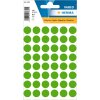 Étiquettes multi-usages vertes Ø 12 mm rond papier mat 240 pcs.