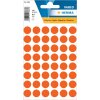 Étiquettes multi-usages rouges Ø 12 mm rond papier mat 240 pcs.