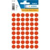 Étiquettes multi-usages rouges Ø 12 mm rond papier mat 240 pcs.