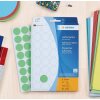 Étiquettes multi-usages bleues Ø 19 mm rond papier mat 1280 pcs.