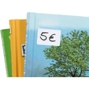 Étiquettes multi-usages blanches 12x30 mm papier mat 1120 pcs.