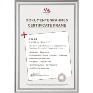 Walther Urkunden-Bilderrahmen Trendstyle 21x29,7 cm DIN...