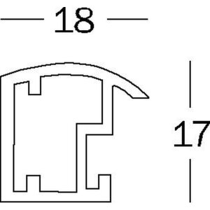 Walther Urkunden-Bilderrahmen Trendstyle 21x29,7 cm DIN A4 argent Cadre pour diplômes