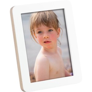 2GQA984 Mascagni cadre photo en bois 10x15 cm blanc