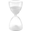 20QO1533 Mascagni Sablier 25 cm blanc 60 minutes