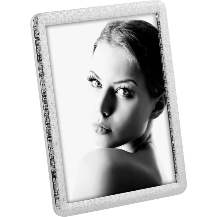 A1059 Mascagni Cadre photo 15x20 cm argent brillant