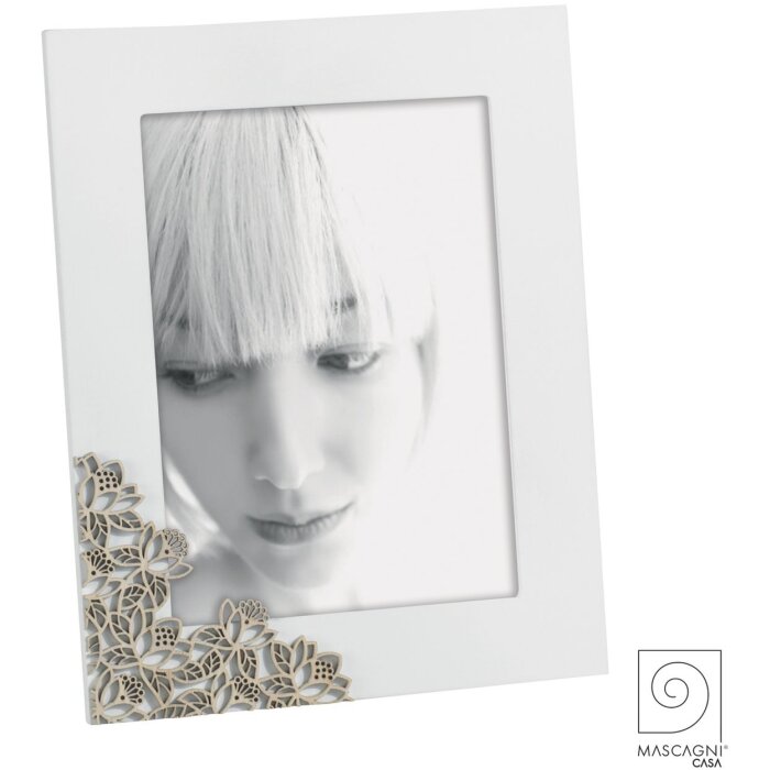 Cadre photo Lace 20x25 cm blanc