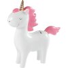 Tirelire licorne rose