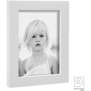 M882 Mascagni Cadre photo en bois 13x18 cm blanc