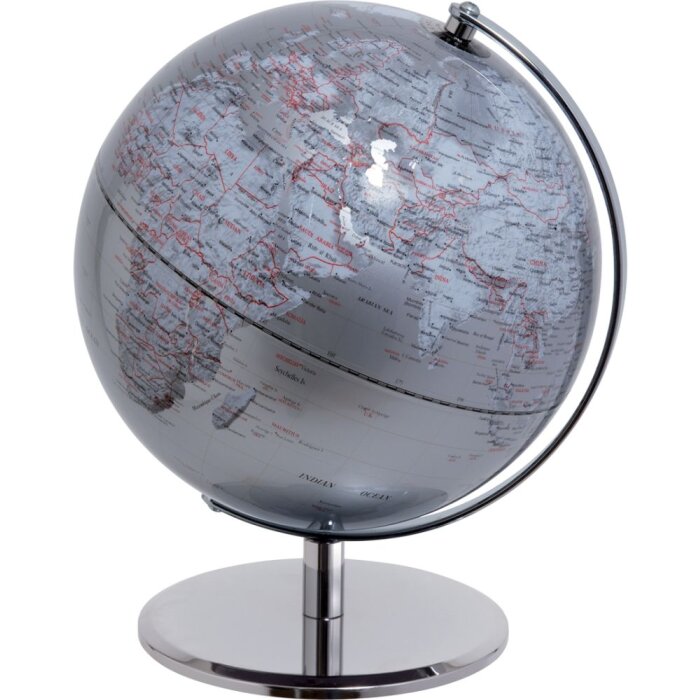 20AO451 Globe Mascagni 25 cm argenté