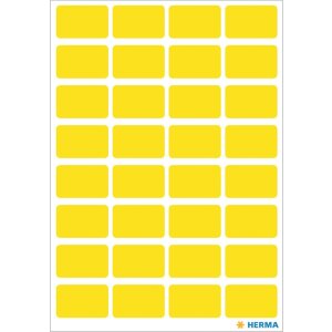 Étiquettes multi-usages jaunes 12x19 mm papier mat...