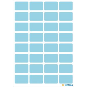 Étiquettes multi-usages bleues 12x19 mm papier mat...