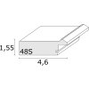 Cadre photo blanc bois S48SK1