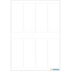 Étiquettes multi-usages blanches 19x50 mm papier mat 56 pcs.