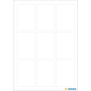 Étiquettes multi-usages blanches 24x35 mm papier mat 63 pcs.