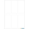 Étiquettes multi-usages blanches 26x54 mm papier mat 42 pcs.