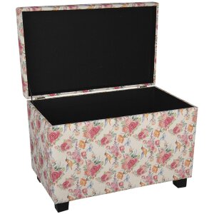 Tabouret-coffre 60x36x43 cm multicolore - 64061LM