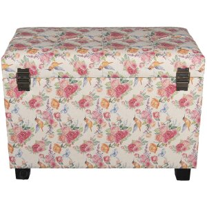 Tabouret-coffre 60x36x43 cm multicolore - 64061LM