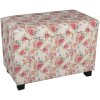 Tabouret-coffre 60x36x43 cm multicolore - 64061LM