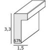 Deknudt S67NK cadre en bois 3D double passe-partout