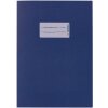 Protège-cahier papier A5 bleu foncé