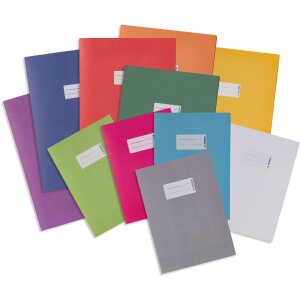 Protège-cahier papier A5 vert gazon