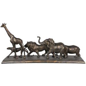 Décoration animaux 5PR0051 brun bronze 71x16x34 cm