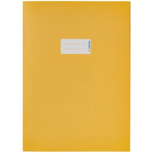 Protège-cahier papier A4 jaune