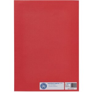 Protège-cahier papier A4 rouge foncé