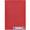 Protège-cahier papier A4 rouge foncé