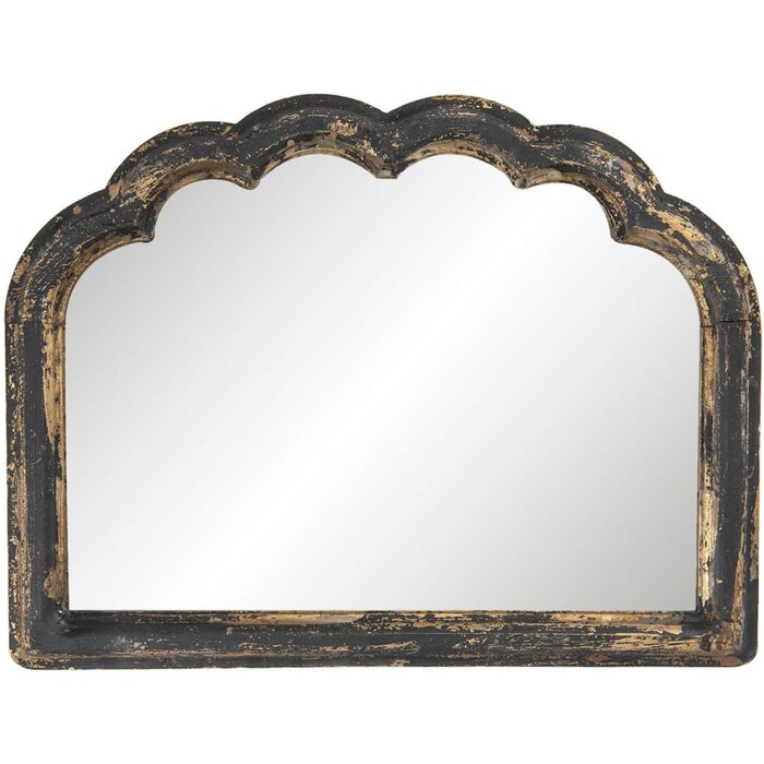 Miroir 62S148 noir - or 66x4x51 cm