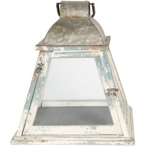 Lanterne 6Y2954 Distressed blanc 33x33x37 cm