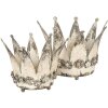 Décoration Couronne - Porte-bougie à chauffe-plat 6Y2955 Distressed blanc Ø 33x24 cm (2)