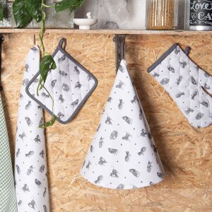 Linge de cuisine CAK42C gris 50x70 cm