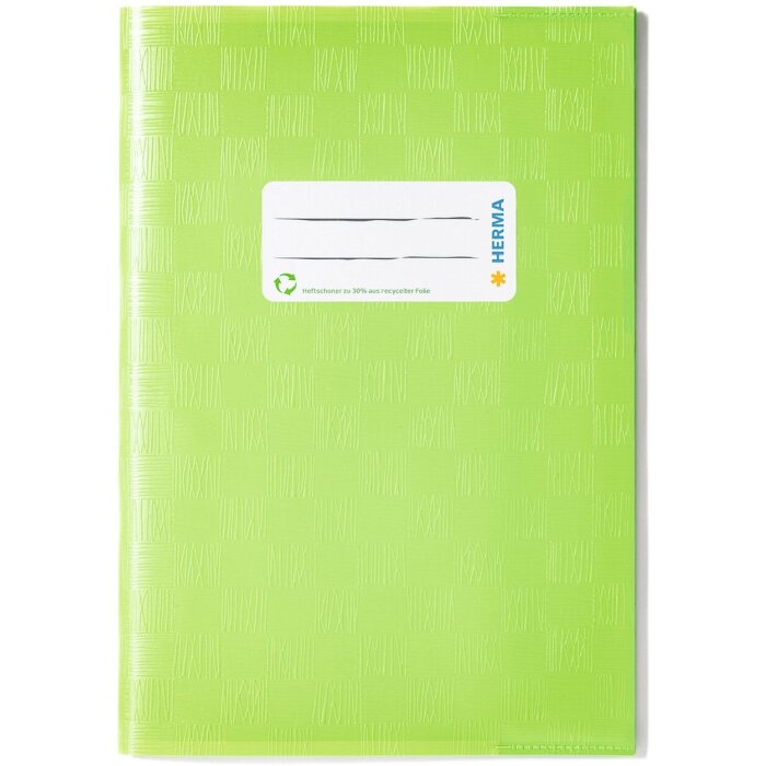 Protège-cahier PP A5 vert clair opaque