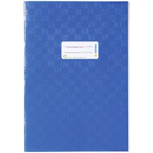 Protège-cahier PP A4 bleu opaque-bleu foncé