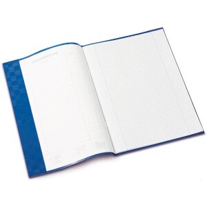 Protège-cahier PP A4 bleu opaque-bleu foncé