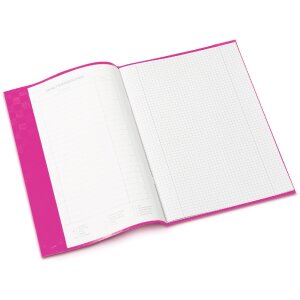 Protège-cahier PP A4 rose opaque