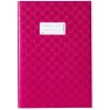 Protège-cahier PP A4 rose opaque